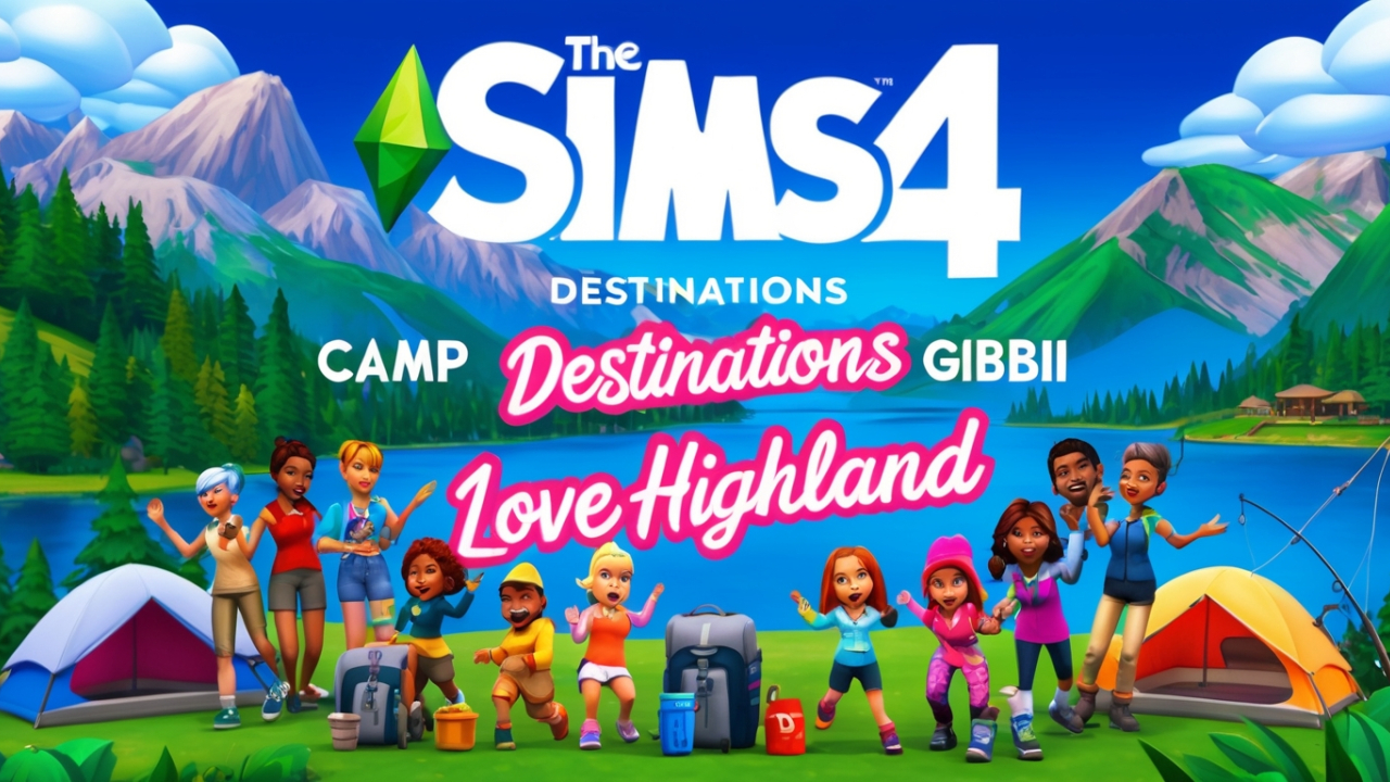 Sims 4 Unveils Dual-Destination Adventure: Camp Gibbi Gibbi and Love Highland