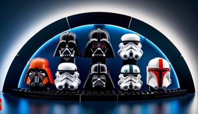 Iconic Ingenuity: Uniting Legendary Star Wars Helmets in LEGO Form
